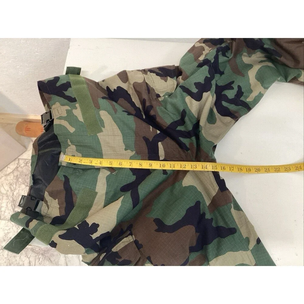 military over garment chemical protective M camouflage pants/suspenders